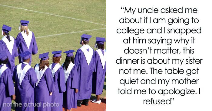 Teen Snaps At Her Uncle As It Was Her Graduation Party Yet Everyone Was Talking About Her Sister