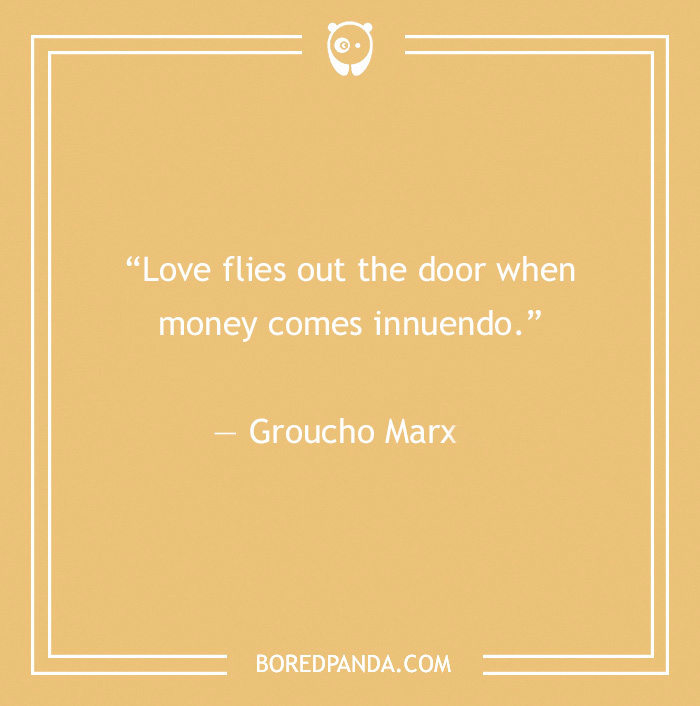 quote about love and money