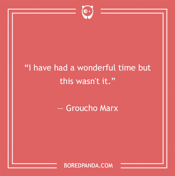 quote about not a wonderful time