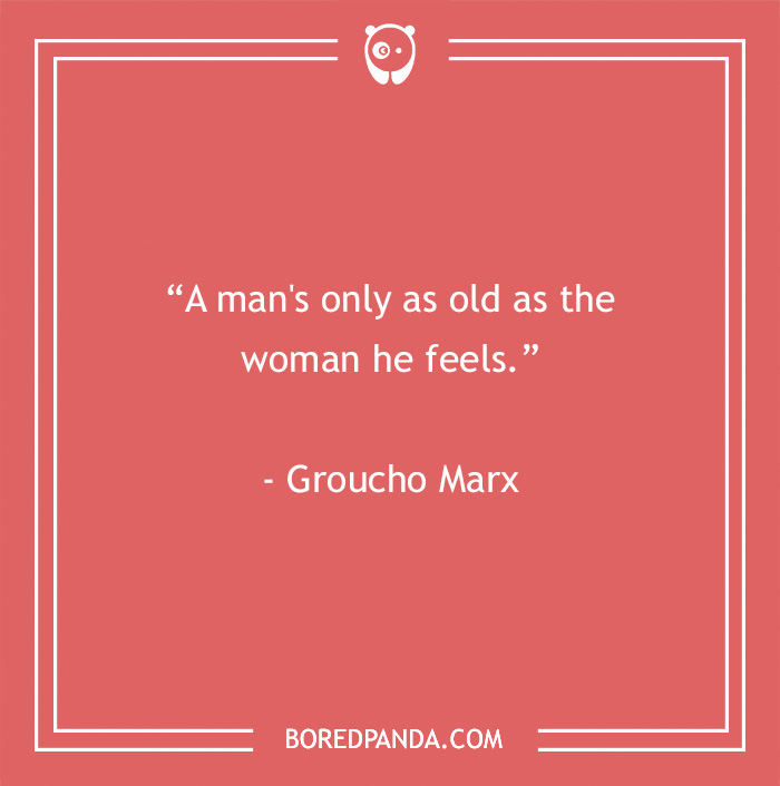 quote about man's age