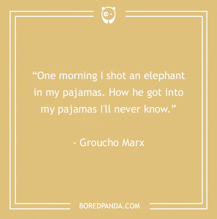funny Groucho Marx quote
