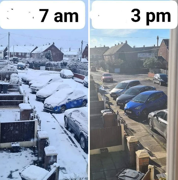 British Weather Summed Up In 2 Images