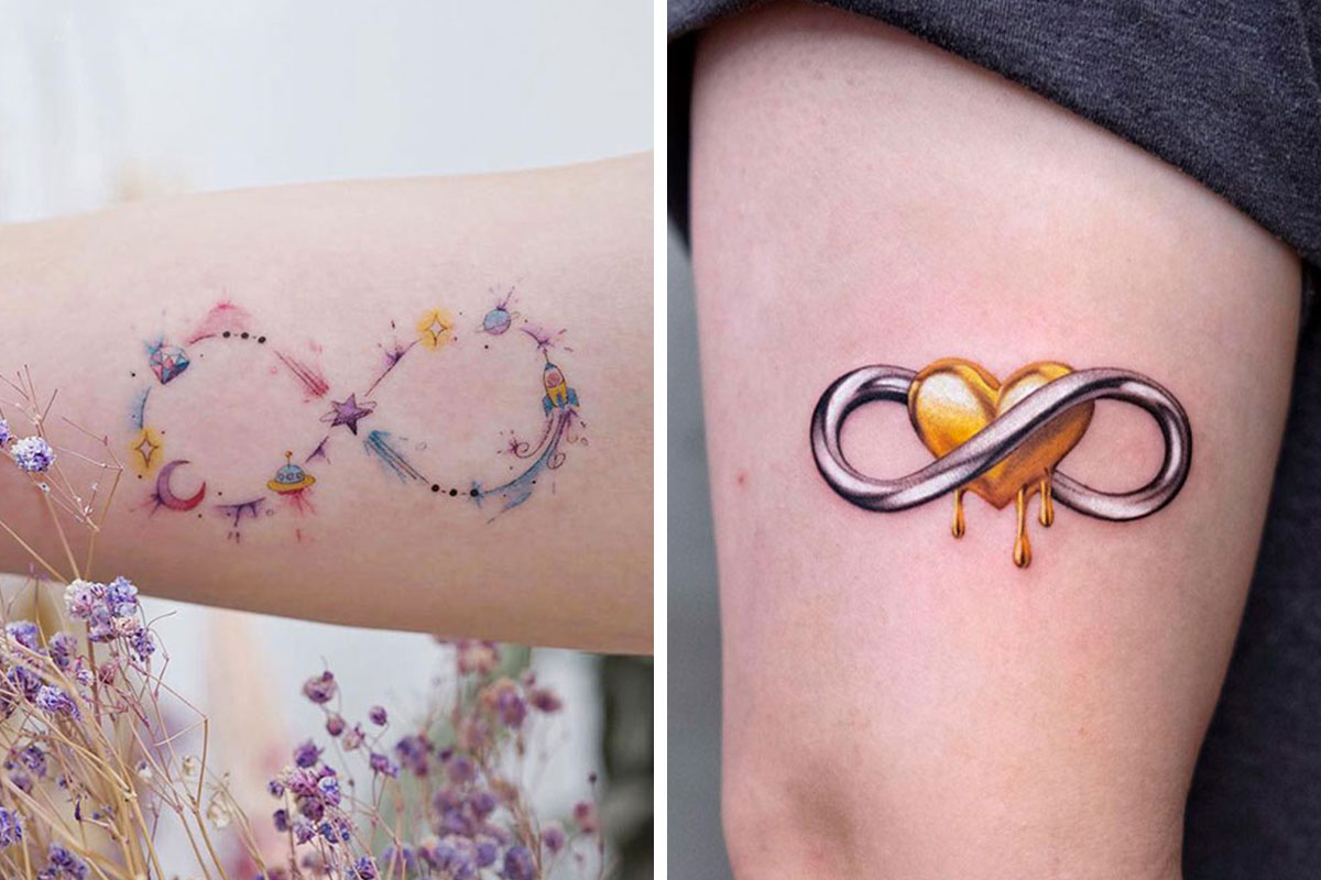 100 Infinity Tattoo Ideas to Symbolize Your Eternal Love | Art and Design |  Love wrist tattoo, Girly tattoos, Infinity love tattoo