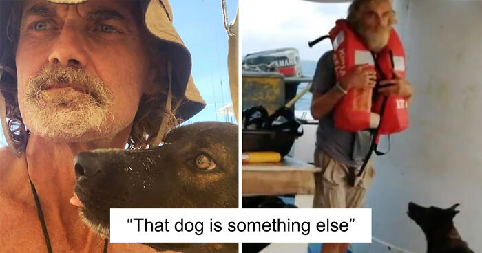 Man And Dog Rescued From The Ocean After 2 Months