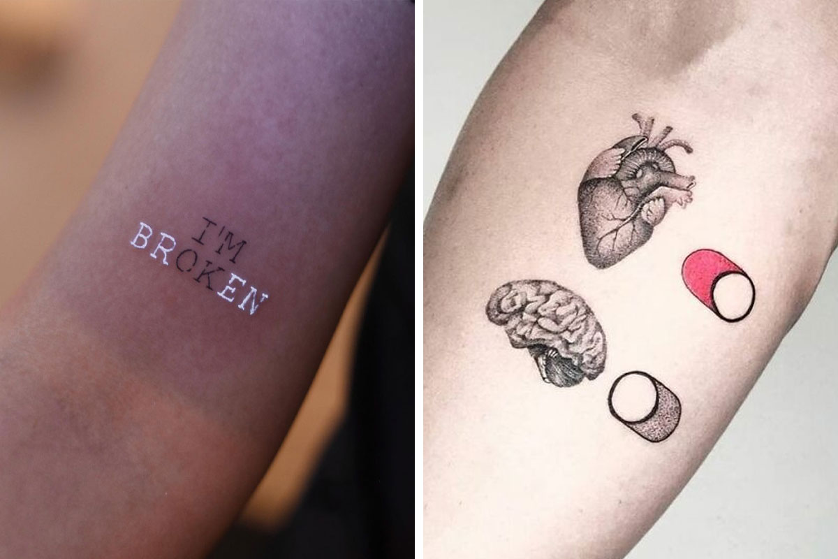 50 Anxiety Tattoo Ideas Tattoos for Mental Health  GenTwenty
