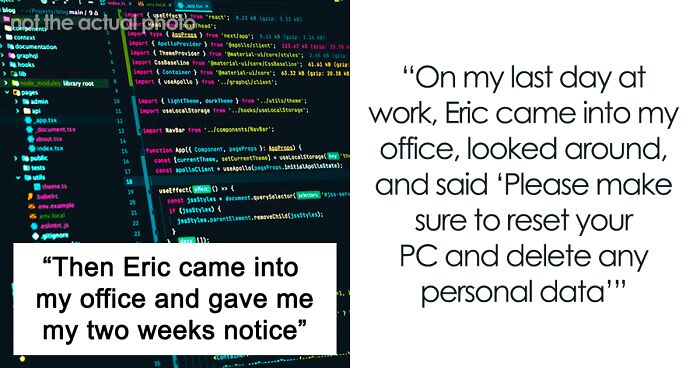 “Delete Any Personal Data”: New Boss Loses His Job After Firing The Wrong Person