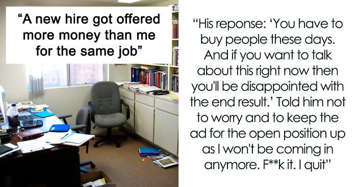 Employee Ruins Manager’s Day By Quitting After Finding Out New Hire Will Earn Far More Than Him