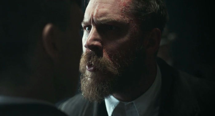 Alfie Solomons speaking angrily