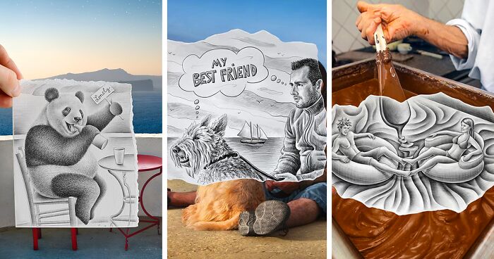 Ben Heine Is The Author Of The “Pencil Vs Camera” Series, And Here Are His 43 Recent Works