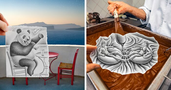 This Artist Combines Illustration With Photography And Creates Unique Art Pieces (43 New Pics)