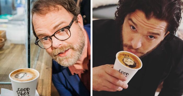 This Barista Brews Celebrity Portraits In Lattes That Are Almost Too Beautiful To Drink (39 Pics)