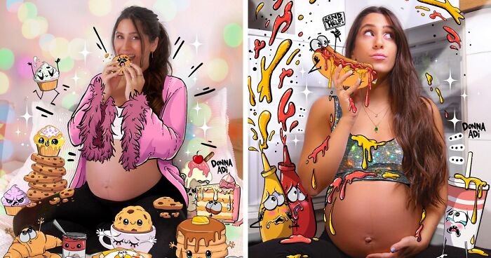 12 Pregnancy Cravings Illustrated By Artist Donna Adi