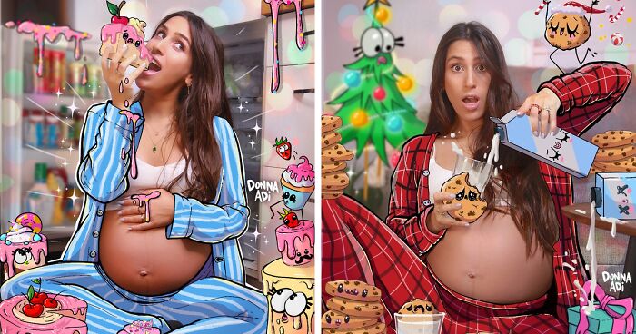 12 Pregnancy Cravings Illustrated By Artist Donna Adi