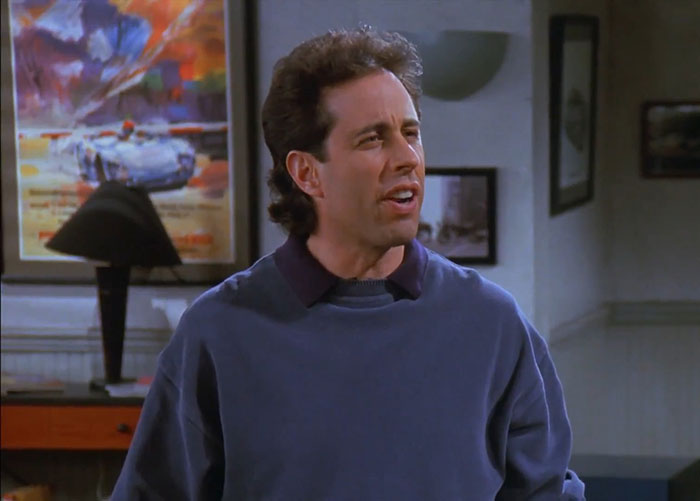  Jerry wearing blue shirt