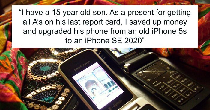 Teen Smashes His Phone To 'Look Cool', Gets Upset As Parent Gives Him A Flip Phone Instead