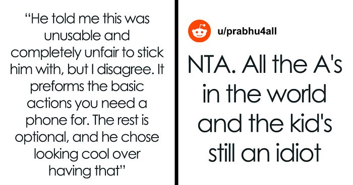 “Am I The Jerk” For Refusing To Buy My Son A New Phone After He Broke His?”