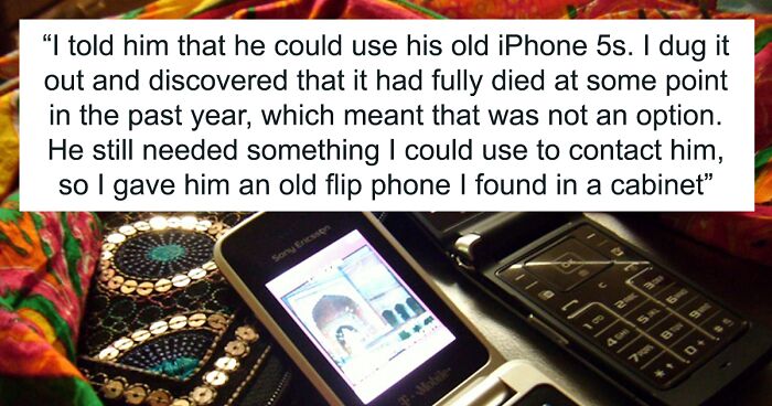 15 Y.O. Breaks New Phone To “Look Cool”, Is Upset When Parents Give Him A Flip Phone To Replace It