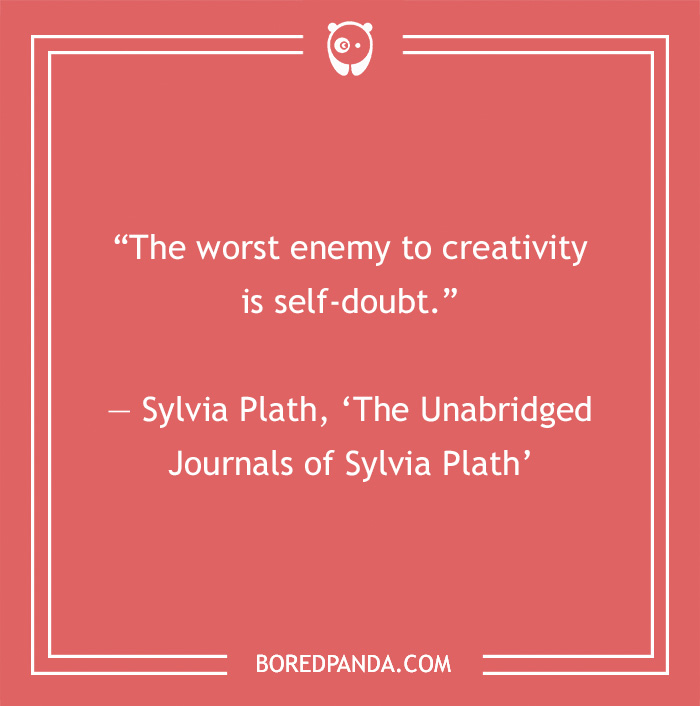 Sylvia Plath quote on introspection