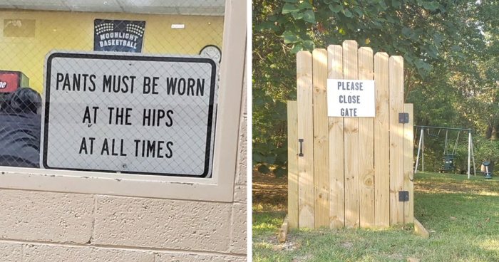 These 45 Signs Are As Useful As A Chocolate Teapot And People Couldn’t Resist Sharing Them