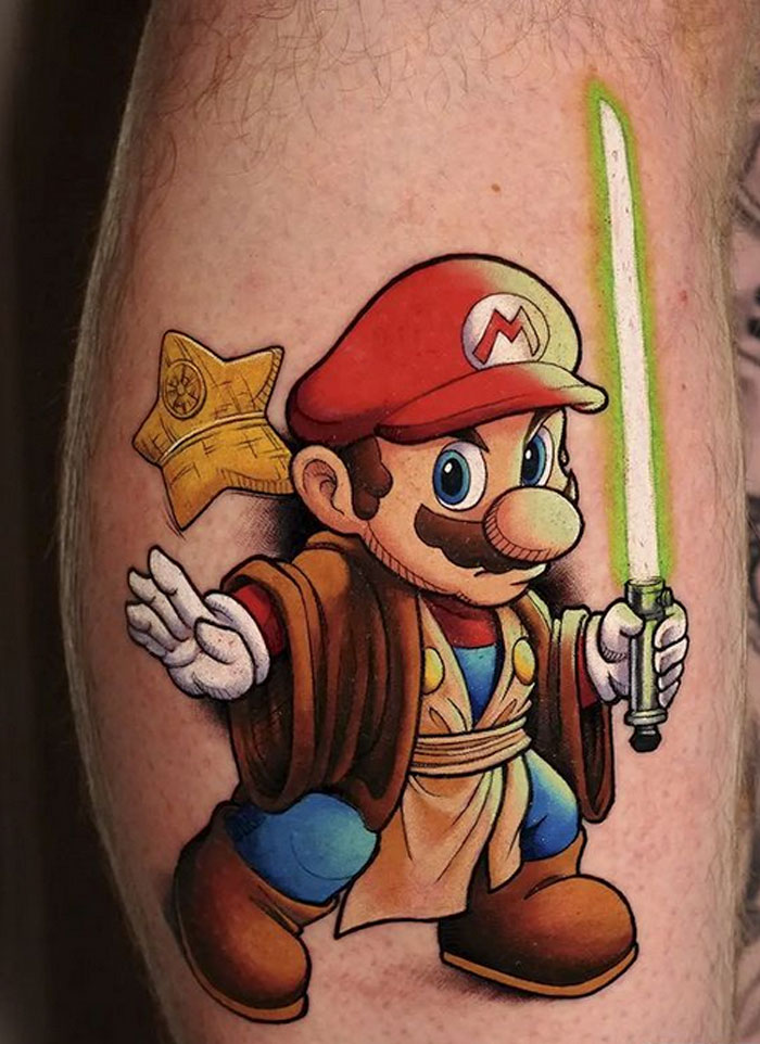 Does vídeo game tattoos make a Man look immature? : r/TattooDesigns