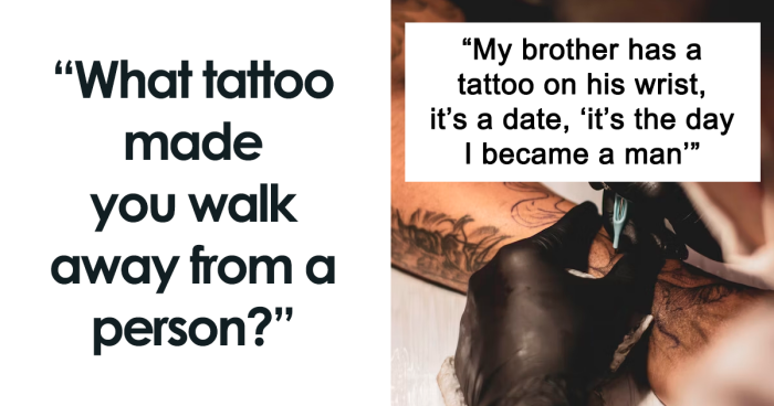 61 Times People Encountered Such Bad Tattoos That They Immediately Had To Walk Away