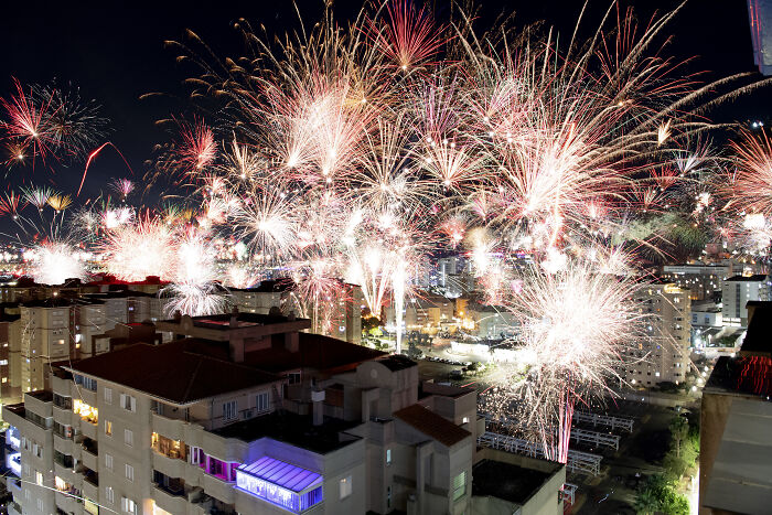 ITAP 15 Minutes Worth Of Fireworks At Midnight