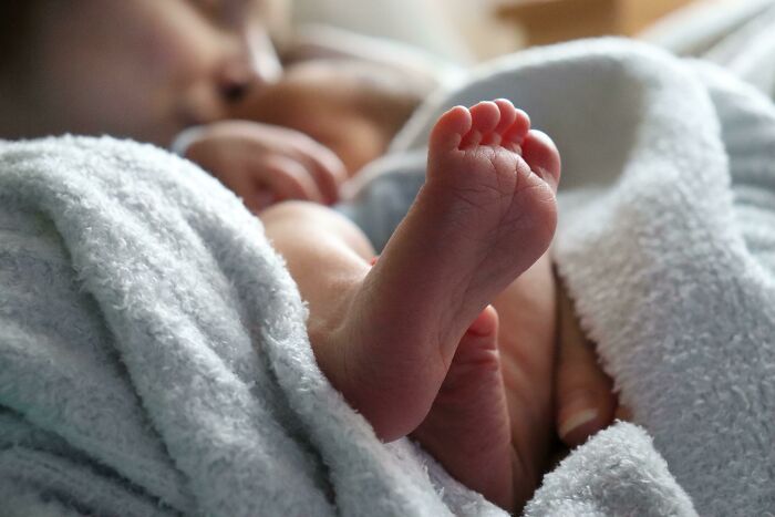 ITAP Of My Wife And Newborn Son