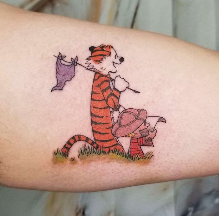 Calvin and Hobbes  Tattoos  Freds Corner