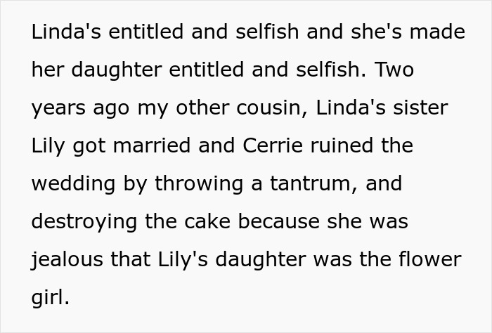 Mom Fuming As Her 12 Y.O. Daughter Isn't Invited To Wedding After Ruining Another One Before