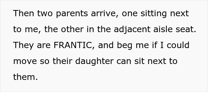 Man Discovers A Full-Grown Teen After Parents Begged For Him To Swap Plane Seats To Be Together