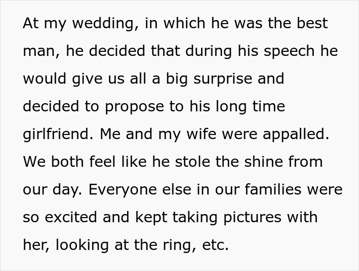 "Me And My Wife Were Appalled": Guy Proposes At Brother's Wedding, Gets Fired The Very Next Day