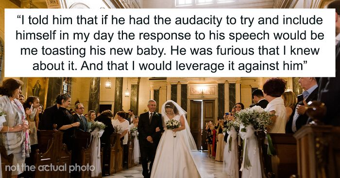 Sister Uses Blackmail To Prevent Her Brother From Proposing While Giving A Speech At Her Wedding