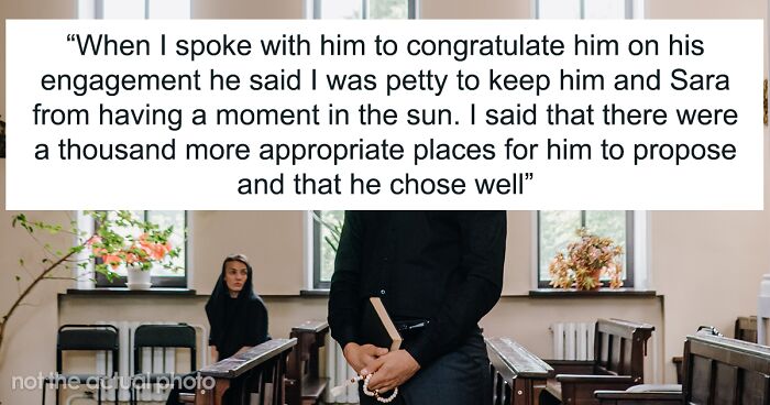 Sister Uses Blackmail To Prevent Her Brother From Proposing While Giving A Speech At Her Wedding