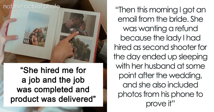 Wedding Photographer Hires Second Shooter, Groom Cheats On His New Wife With Her