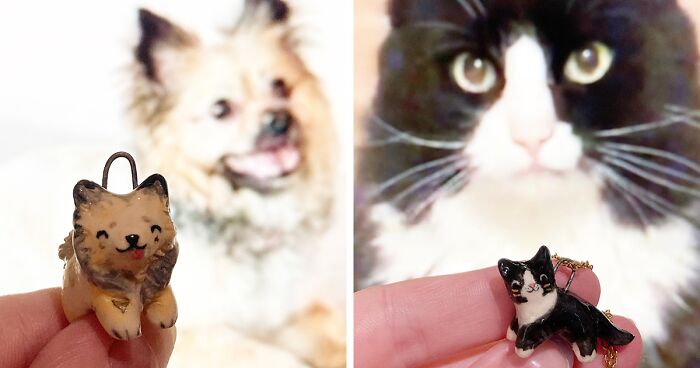 I Am An Artist Creating Custom Hand-Sculpted Pet Portraits (23 Pics)