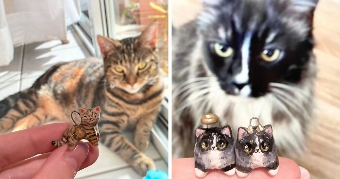 I Am A Small Business Owner Creating Cute Ceramic Pet Portraits (23 Pics)