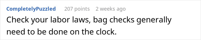 Woman Makes Sure The New Purse Check Rule At Work Makes Her Boss Very Uncomfortable