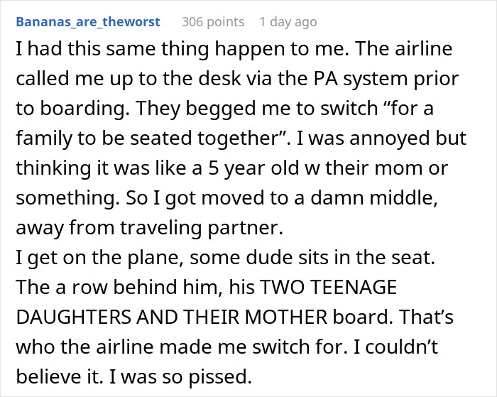 Man Discovers A Full-Grown Teen After Parents Begged For Him To Swap Plane Seats To Be Together