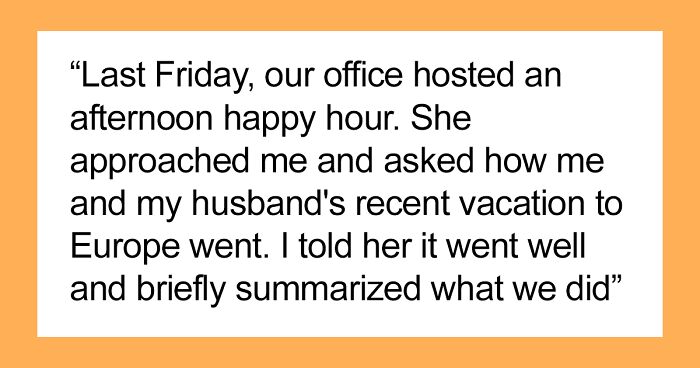 Woman Makes Office 'Gossip Girl' Cry After She Kept Asking Her About Her Husband's Salary