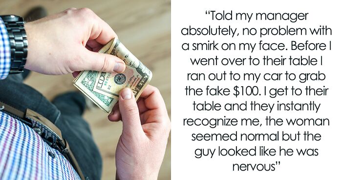 Dude Thinks He's The Trickiest As He Tips A Fake $100 Bill While On A Date, Server Gets Back At Him