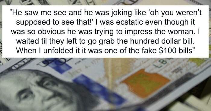 Netizens Cracking Up At Server’s Story Of Revenge Towards A Customer Tipping A Fake $100 Bill