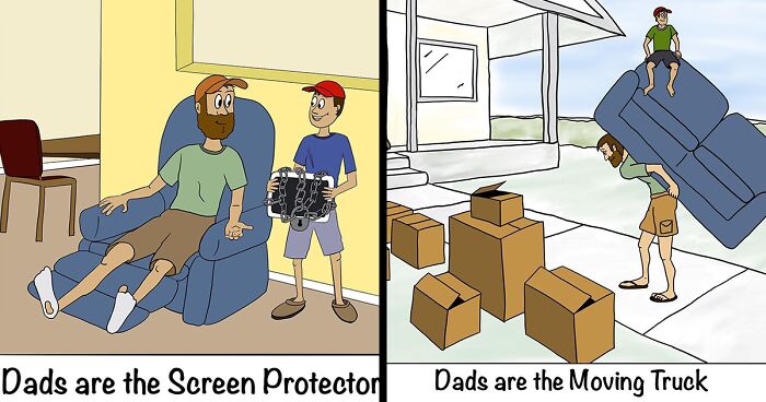 I Make Comics About What Its Like Being A Dad (48 Pics)