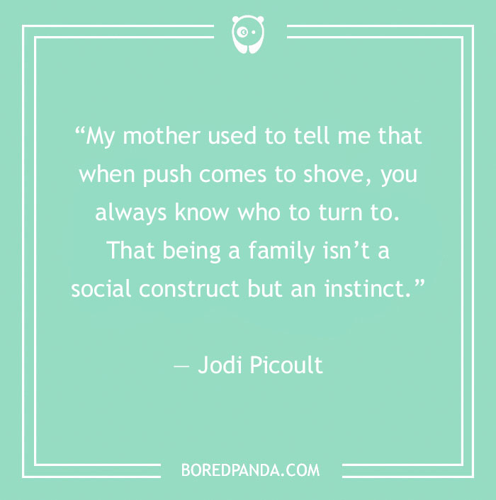 Jodi Picoult quote about family