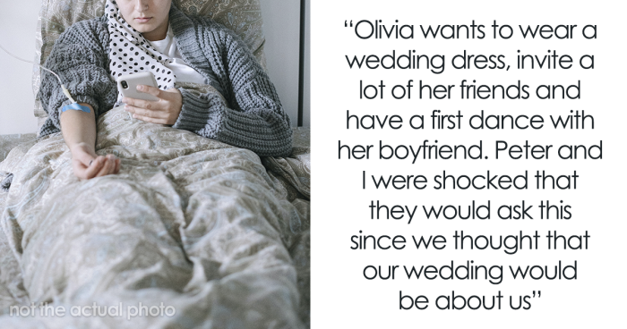 A Woman Refuses To Allow Possibly Dying 15-Year-Old To Have A Wedding During Her Wedding