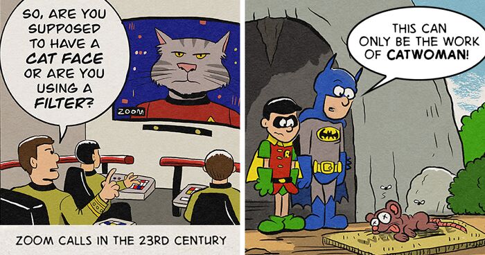 40 Hilarious One-Panel Comics Referencing Pop Culture Characters, By “Spud Toons” (New Pics)