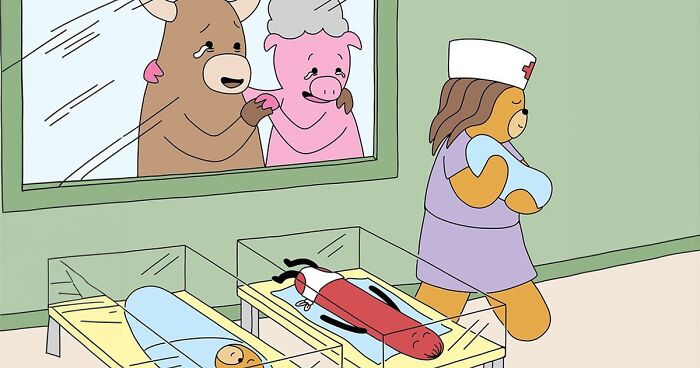 28 Cute Comics With Not-So-Cute Endings Featuring Medical Comedy By The Artist Of 