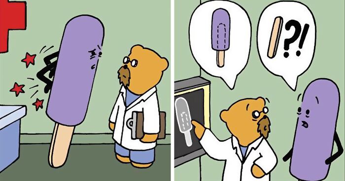 Artist Creates Cute Buni Comics That Often Don't End Well; Here Are 28 Featuring Medical Comedy (New Pics)