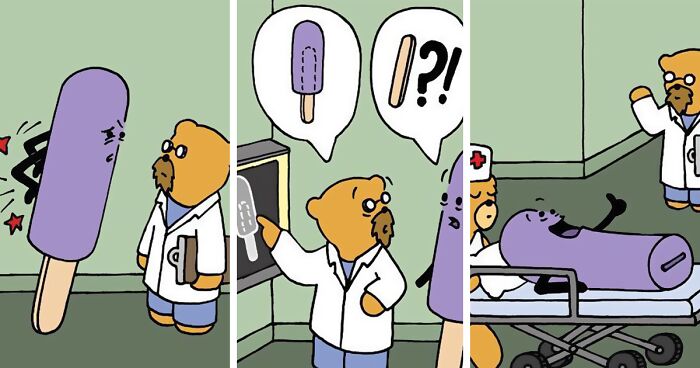 28 Of The Most Unexpected Comics By This Artist That Explore Everything Medicine (New Pics)