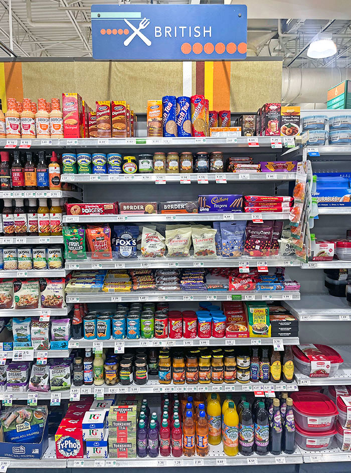 The British Section Of My Publix Grocery Store In The Suburbs Of Atlanta