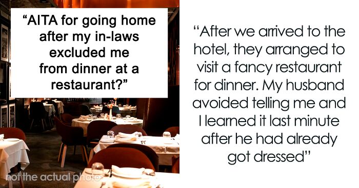 In-Laws Exclude Woman From Dinner As She “Has No Etiquette,” She Books Flight Home